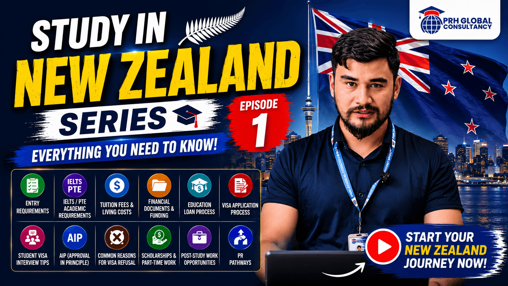 Study in New Zealand 2026 | Series – Episode 1: Complete Guide for Nepalese Students 🇳🇿